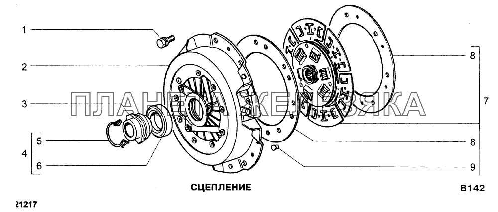 Сцепление ВАЗ-21213-214i